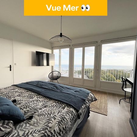 Nouveau! Appartement Vue Mer 180° Et Place Parking Брест Экстерьер фото